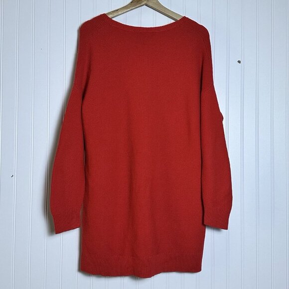 Boden Clare V-Neck Sweater Jumper Pullover Cotton Wool size L Relax Fit Casual - Picture 8 of 13